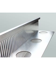 Kiesfangleiste Alu 1,5mm, Höhe 60-120 mm, L: 2,5m