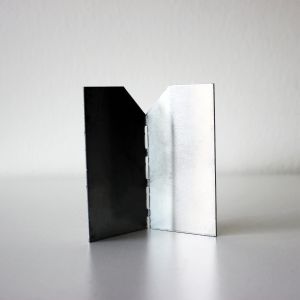 Kiesfangleisteneckverbinder Alu (1,5mm), Höhe 60 mm